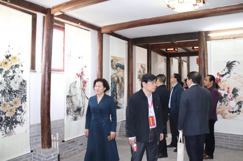 寒亭区第16届杨家埠风筝年画艺术节在我公司梦想庭院项目举办